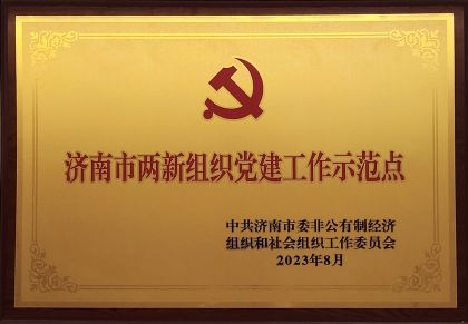 喜报｜星空体育获评济南市两新组织党建示范点